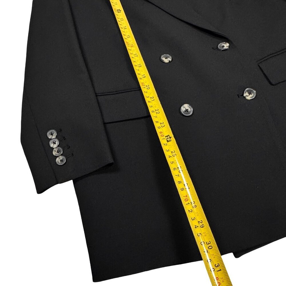 NWT Aritzia Wilfred Cherelle Black Oversized Blazer Sz S Double Breasted Career - Picture 11 of 14